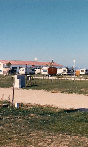 Campingplatz Amfora - Die Geschichte des Campingplatzes - Ansicht des Campingplatzes in den 80er Jahrem
