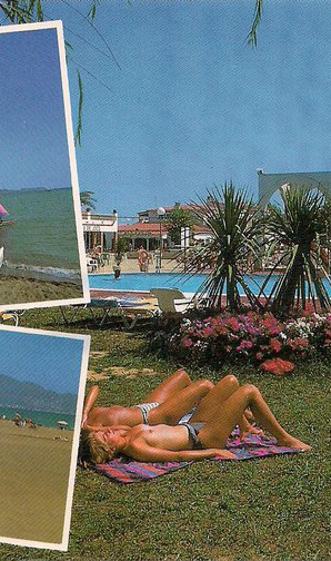 Amfora campsite - History of the campsite - Postcard of the campsite during the 2000s
