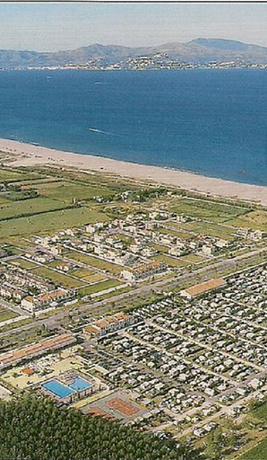 Amfora campsite - History of the campsite - Aerial view of the campsite during the 2000s