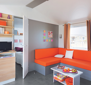 Mobilheim Standard 3 Zimmer - Wohnbereich