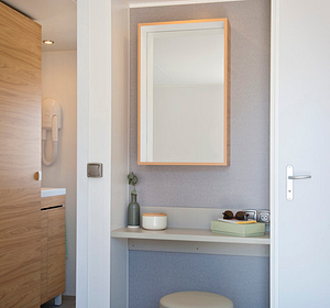 Mobilheim Komfort 2 Zimmer 2 Badezimmer - Frisiertisch