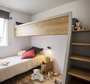 Mobile home Confort 3 bedrooms - children’s-bedroom