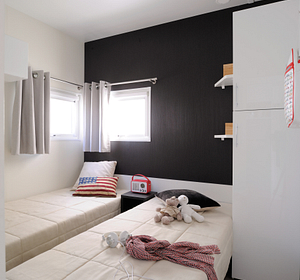 Accommodatie Premium 2 slaapkamers 4 pers - kinderslaapkamer