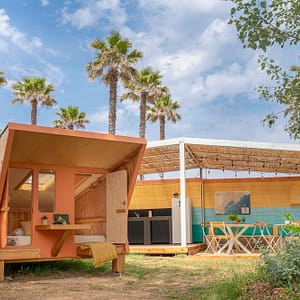 Camping Beauregard Plage - Domaine - Cabane etape pour cyclistes