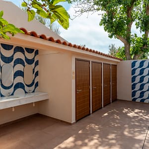 Camping Beauregard Plage - Diensten - Foto van sanitairgebouw
