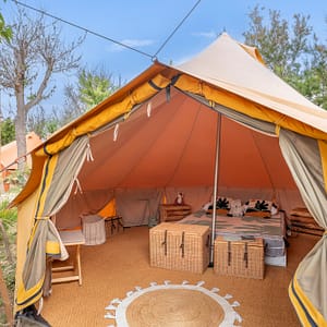 Camping Beauregard Plage - Duo Tenten Dunes - Tent van 15 m²