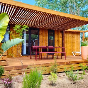Mobil-home premium neuf &agrave; marseillan-plage - acc&egrave;s direct &agrave; la plage