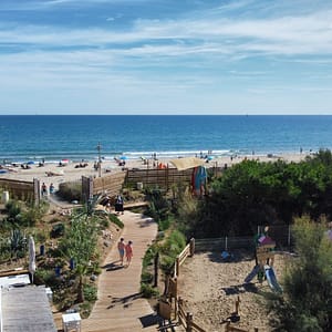 Acc&egrave;s direct &agrave; la plage