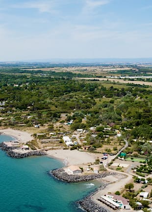 Camping Californie Plage - Vid&eacute;o - Vue a&eacute;rienne des plages des infrastructures