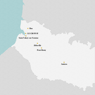 Map of the Baie de Somme estuary