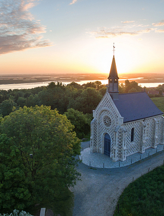 Chapelle à Saint Valéry en baie de somme ©Somme Tourisme, Nicolas Bryant et Fabien Milhaud