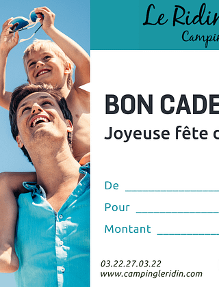 Bon cadeau F&ecirc;te des P&egrave;res
