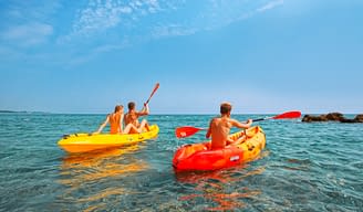 Domaine de Bagheera, Aktivitäten, Kanu, Kayak auf dem Meer