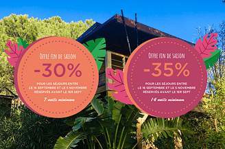 promo fin de saison -35% ecolodge etoile dargens