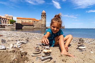 Campingplatz Le Brasilia, Collioure, Familie, Strand