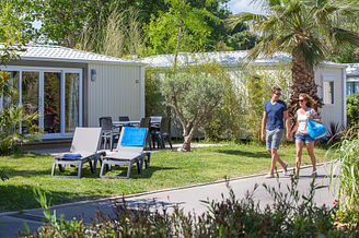 La Sirène campsite - Sirène Holidays Group - 2015, Pedestrian area on the L\'Hippocampe campsite