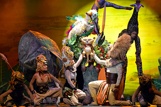La Sirène campsite - Sirène Holidays Group - 2006, stage area, musicals, Simba, The Lion King show