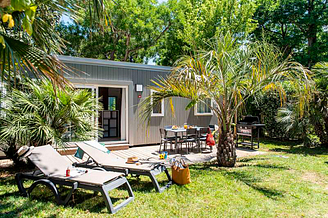 Campingplatz La Sirène - Mietunterkünfte - Cottage 2 - 4/6 Personen - 2 Zimmer - Außenbereich
