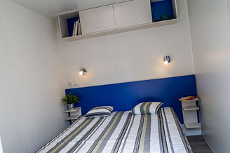 Camping la Sirène - Hébergements - Sirène 2 Clim - 3m - 4 personnes - 2 chambres - Chambre parentale