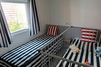 la Sirene campsite - Accommodation - Sirene 2 Comfort - 4 persons - 2 bedrooms - Children’s bedroom