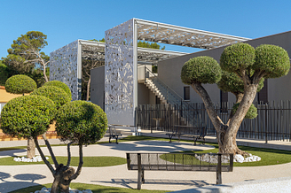 Le Brasilia campsite, Papillon Spa, architecture and landscape
