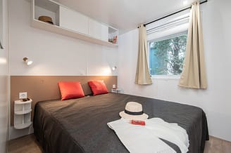 Campingplatz La Sirène - Mietunterkünfte - Sirène 3 Confort  - 6 Personen - 3 Zimmer - Elternschlafzimmer