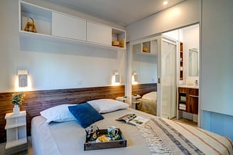 la Sirène campsite - Accommodation - Cottage 3 - 6 persons - 3 bedrooms - Master bedroom