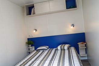 La Sirene campsite - Accommodation - Sirene 2 - 4 persons - 2 bedrooms - master bedroom