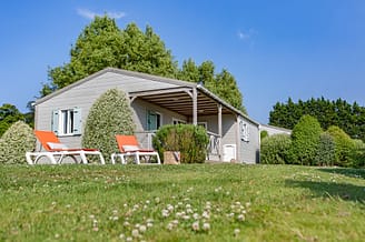 Les Mouettes campsite - Accommodation - Canopia Premium Chalet, 6 persons, 3 bedrooms, 2 bathrooms - outdoors