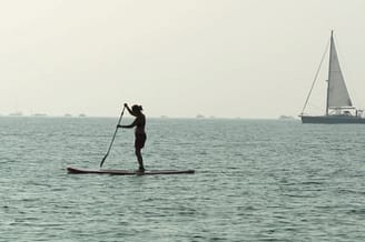 Le Brasilia campsite, activities, stand up paddle boarding