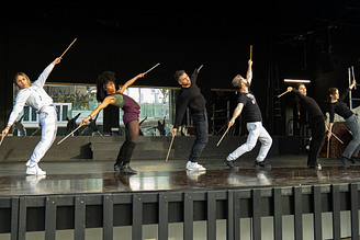 Camping la Sirène - Avonden en voorstellingen - Sirène Arena - repetities voorstelling Simba
