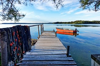 Domaine de Bagheera, Expérience, Lac d'Urbino sur la côte est de la Corse