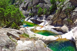 Domaine de Bagheera, Expérience, Les cascades de Purcaraccia, en Corse