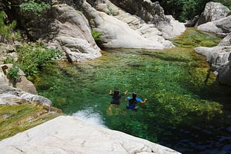 Domaine de Bagheera, Expérience, canyoning aux cascades de Purcaraccia - Corse