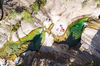 Domaine de Bagheera, Expérience, Les cascades de Purcaraccia, en Corse