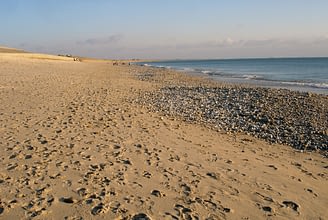 Le Moténo - Morbihan - Het strand van Plouhinec