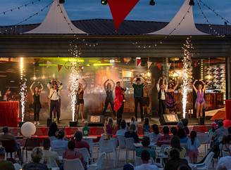 Campingplatz Le Brasilia, Unterhaltungs- und Abendprogramm, Show
