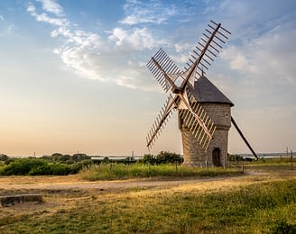 Camping Sainte Brigitte - Loire Atlantique - Ancien moulin à vent, Batz-sur-Mer