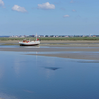 Baie de Somme estuary - boat