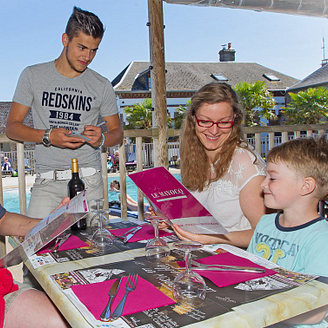 Campingplatz Le Ridin Le Crotoy, Restaurant Außenbereich