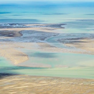 Domaine de Drancourt - Baie de Somme - Vue aérienne de la Baie de Somme