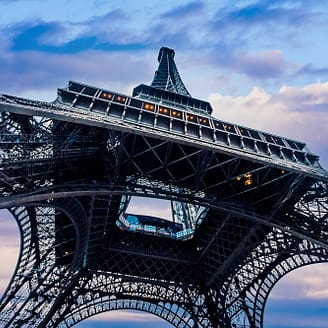Close-up op de Eiffeltoren - Parijs