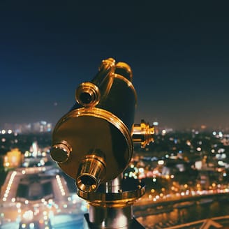 Panoramisch uitzicht vanaf de top van de Eiffeltoren - Parijs