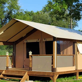 Tente Victoria - Extérieur - Camping Country Park Le Touquin