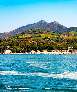 Argeles-sur-Mer dans le département des Pyrénées-Orientales