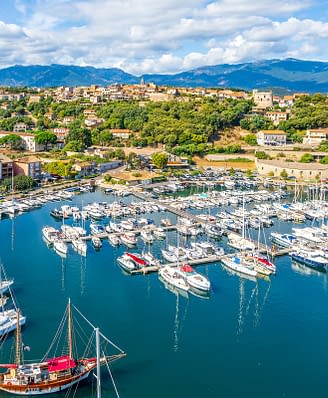 Domaine de Bagheera, Expérience, Vue aérienne de Porto Vecchio