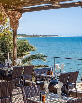 Domaine de Bagheera : Restaurant, terrasse