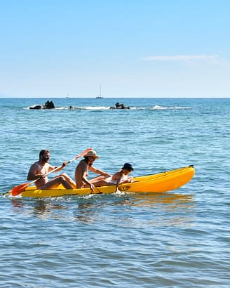 Domaine de Bagheera, Aktivitäten, Kanu, Kayak auf dem Meer