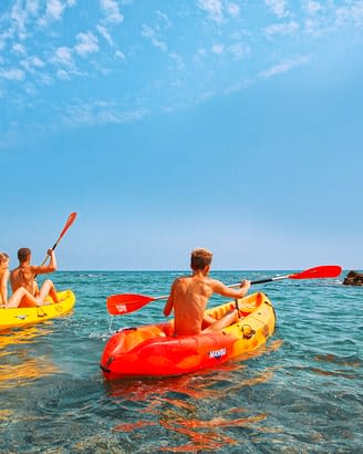 Domaine de Bagheera, Aktivitäten, Kanu, Kayak auf dem Meer