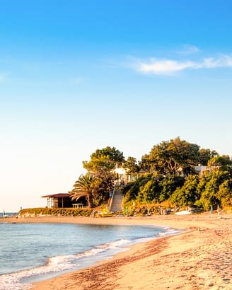 Domaine de Bagheera, Plage, Vue du restaurant
